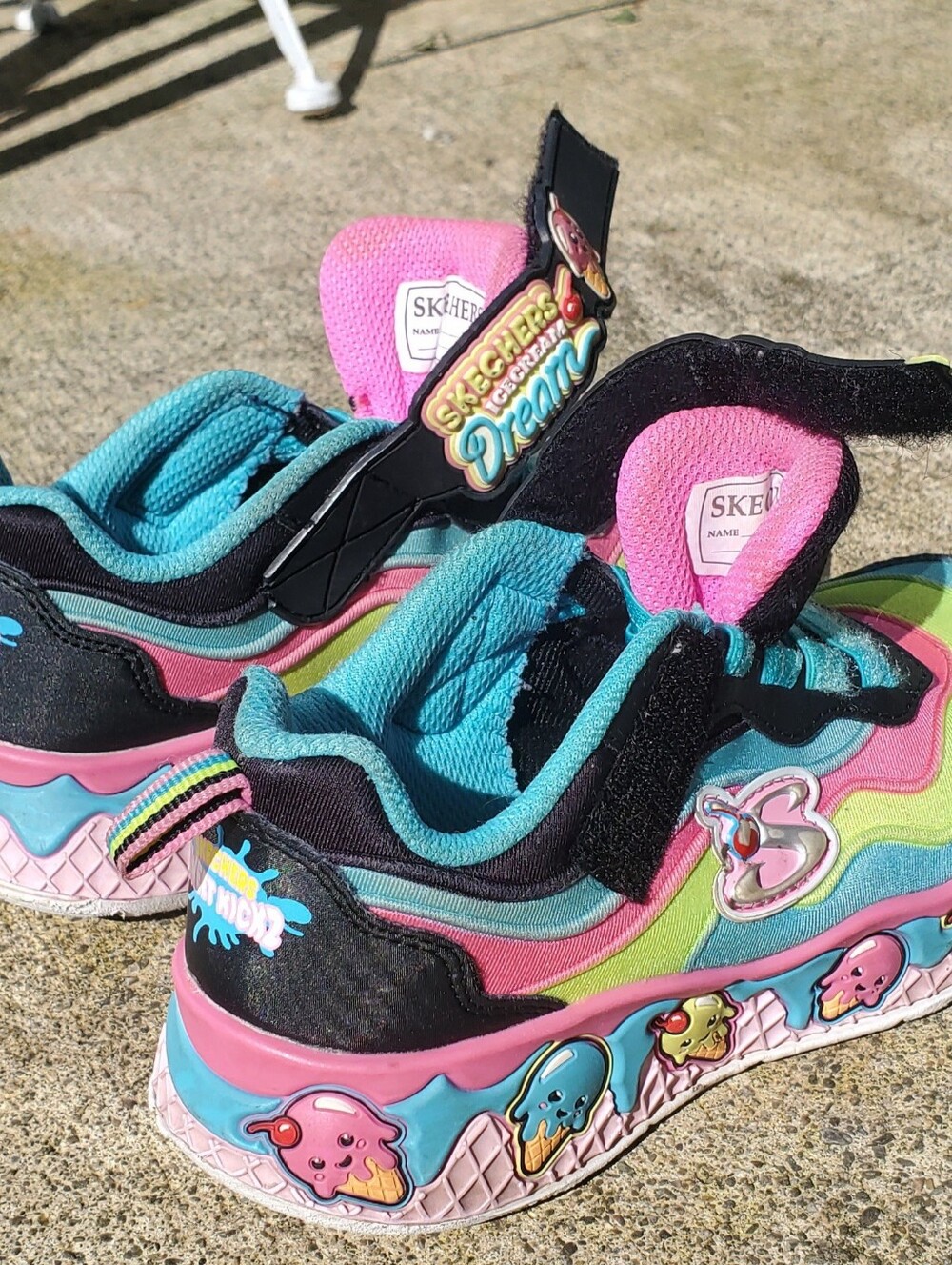 Skechers Dream Ice Cream Sundae Sweeties Sneakers Girls Size 11